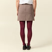 Jupe courte beige femme