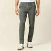 Pantalon chino jogger vert kaki homme