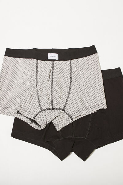 Lot 2 boxers noir homme