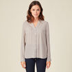 Chemise manches longues blanc femme