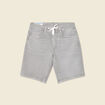Bermuda en jeans denim gris homme