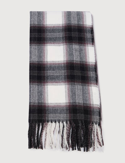 Plaid ecru homme
