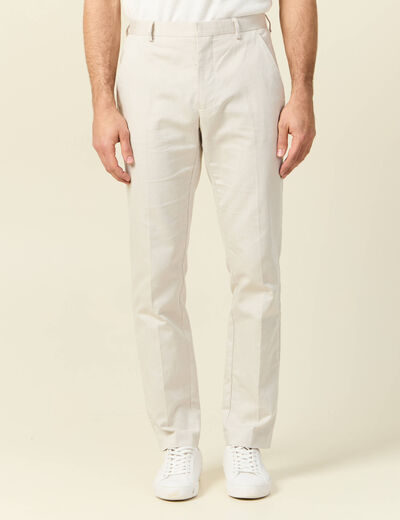 Pantalon chino sable homme