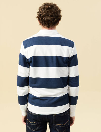 Sweat manches longues ecru homme