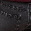 Jeans large relaxed denim noir homme