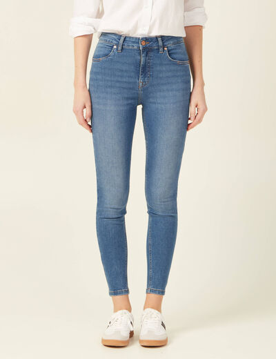 Jeans skinny éco-responsable denim used femme