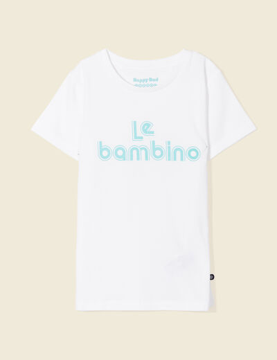 T-shirt manches courtes ecru homme