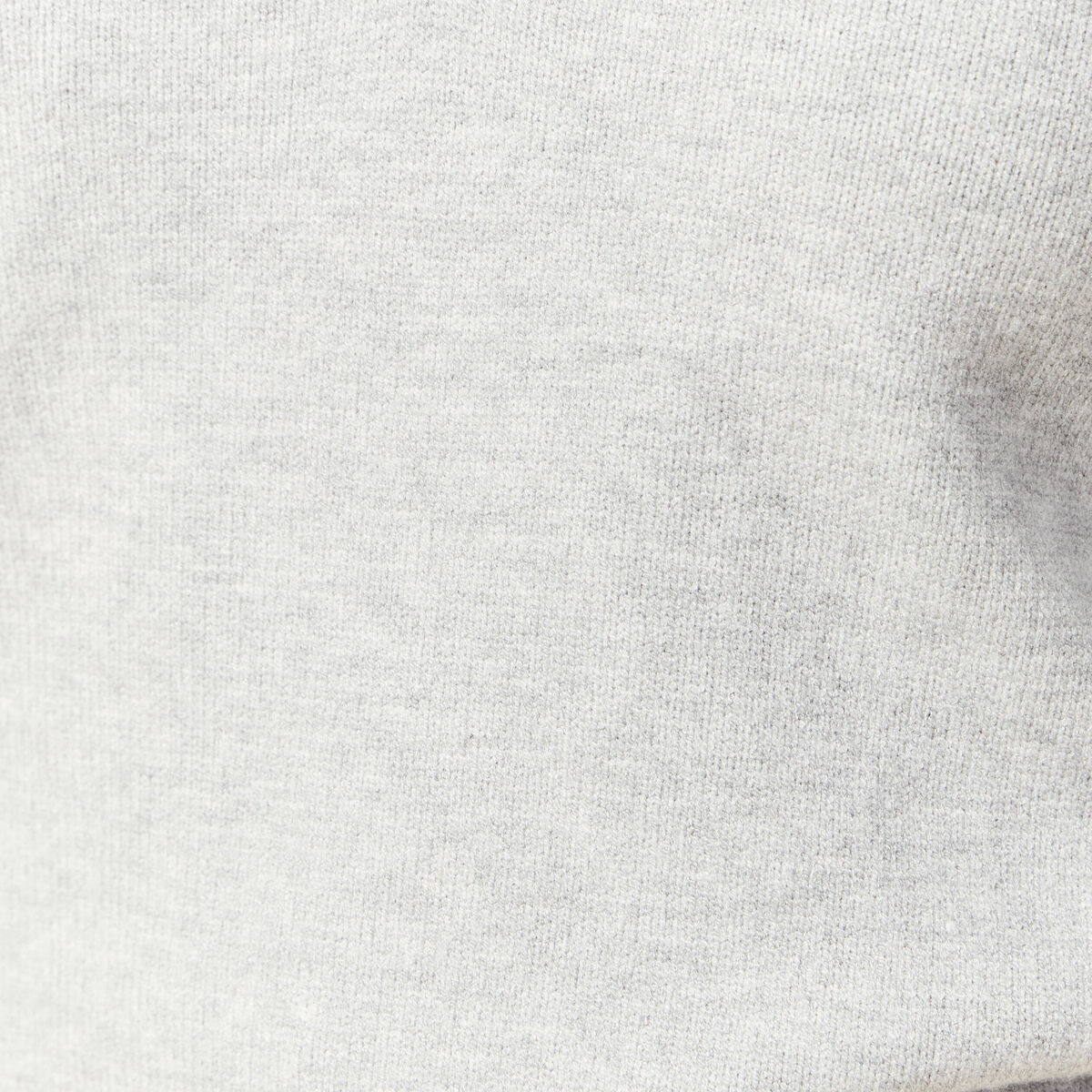 Pull manches longues gris clair femme