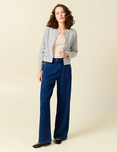 D&eacute;bardeur cintr&eacute; d&eacute;collet&eacute; sans manches beige femme
