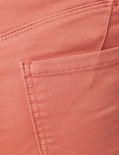 Pantalon Audrey - skinny push up rose poudrée femme