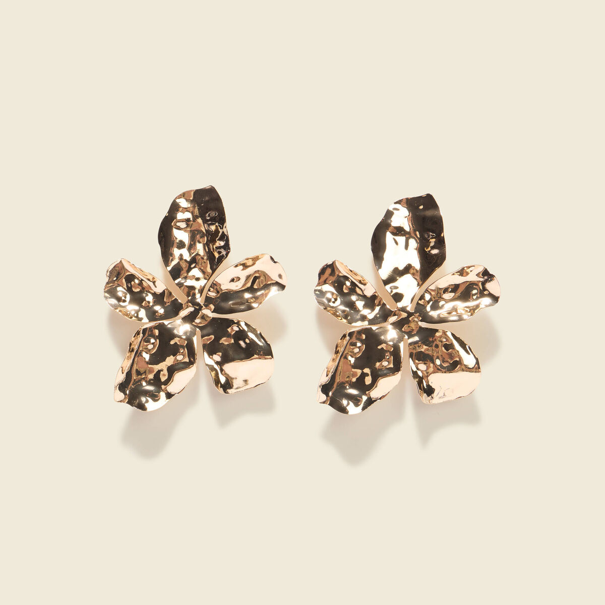 Boucles d'oreilles couleur or femme
