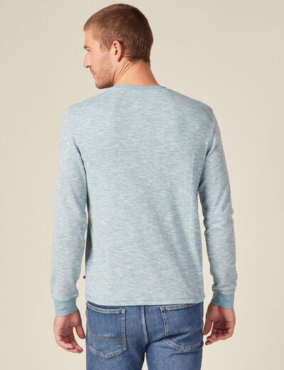 T-shirt éco-responsable bleu gris homme