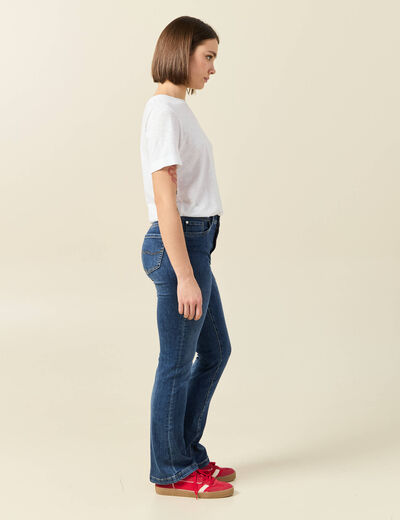 Jeans bootcut denim stone femme