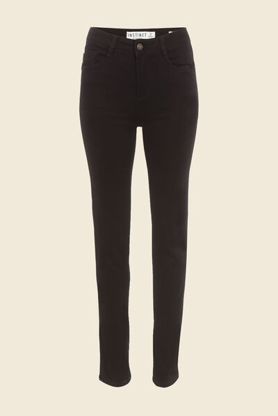 Jean Laeticia - slim denim noir femme