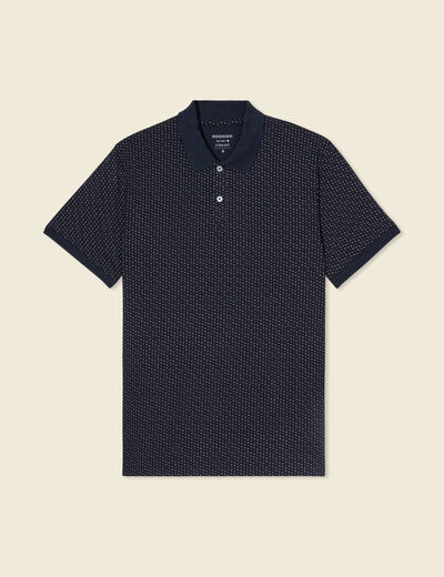Polo éco-responsable noir homme