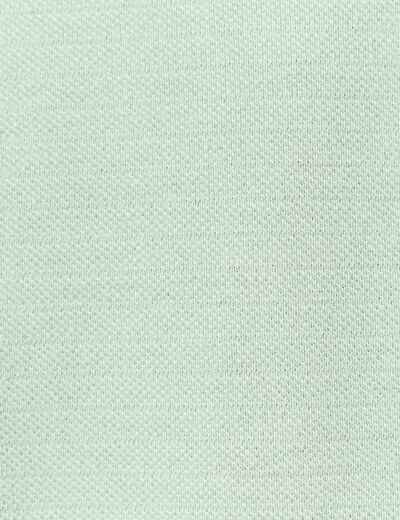 Polo cintr&eacute; en coton manches courtes vert homme