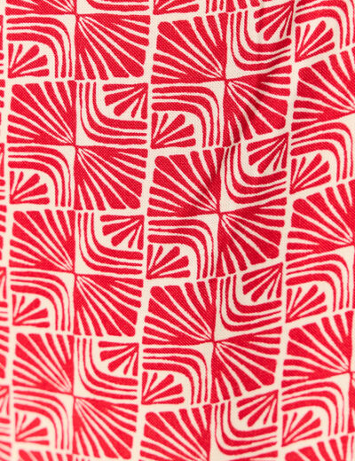Jupe longue portefeuille rouge femme