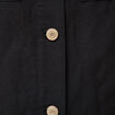Veste courte boutonn&eacute;e noir femme