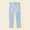 Jeans straight ultra stretch denim bleach homme