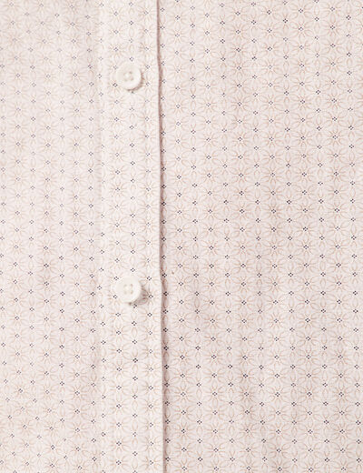 Chemise manches longues blanc homme