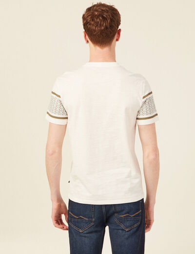 T-shirt manches courtes vert kaki homme