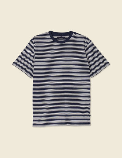 T-shirt manches courtes bleu marine homme