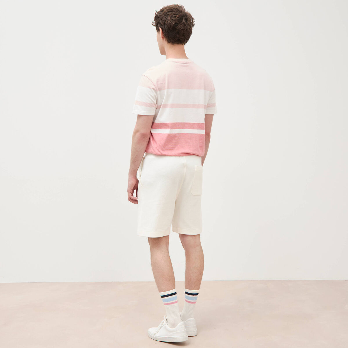Short ecru homme