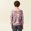 Pull manches longues vieux rose femme