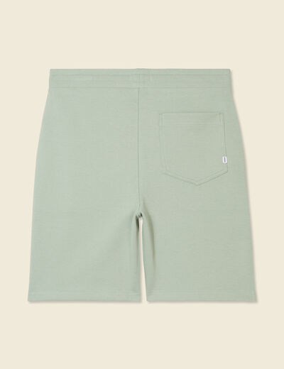 Short éco-responsable vert olive homme