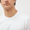 T-shirt en coton manches courtes blanc homme
