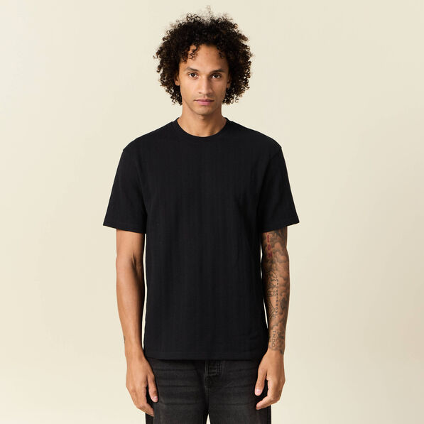 T-shirt manches courtes noir homme