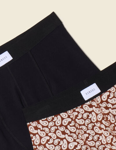 Lot 2 boxers noir homme