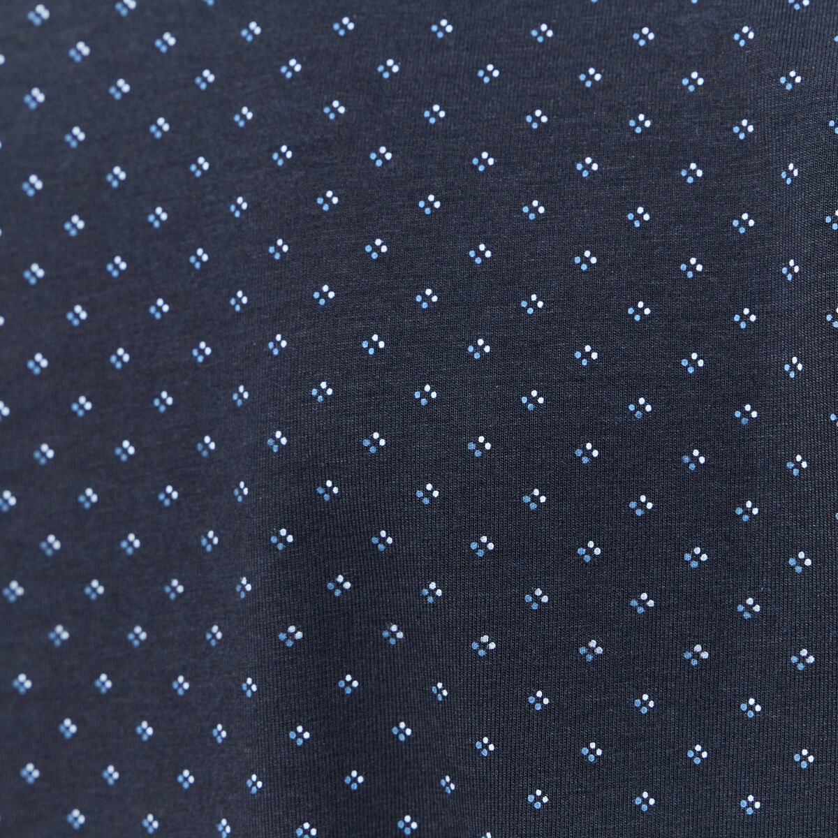 Polo cintr&eacute; manches courtes col polo bleu homme