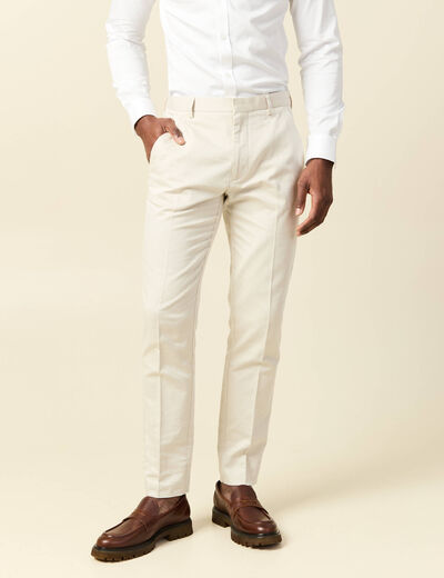 Pantalon chino sable homme