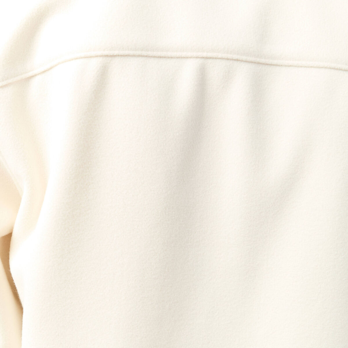 Surchemise oversize col classique ecru homme