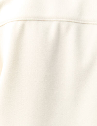 Surchemise oversize col classique ecru homme