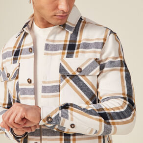 Surchemise éco-responsable camel homme