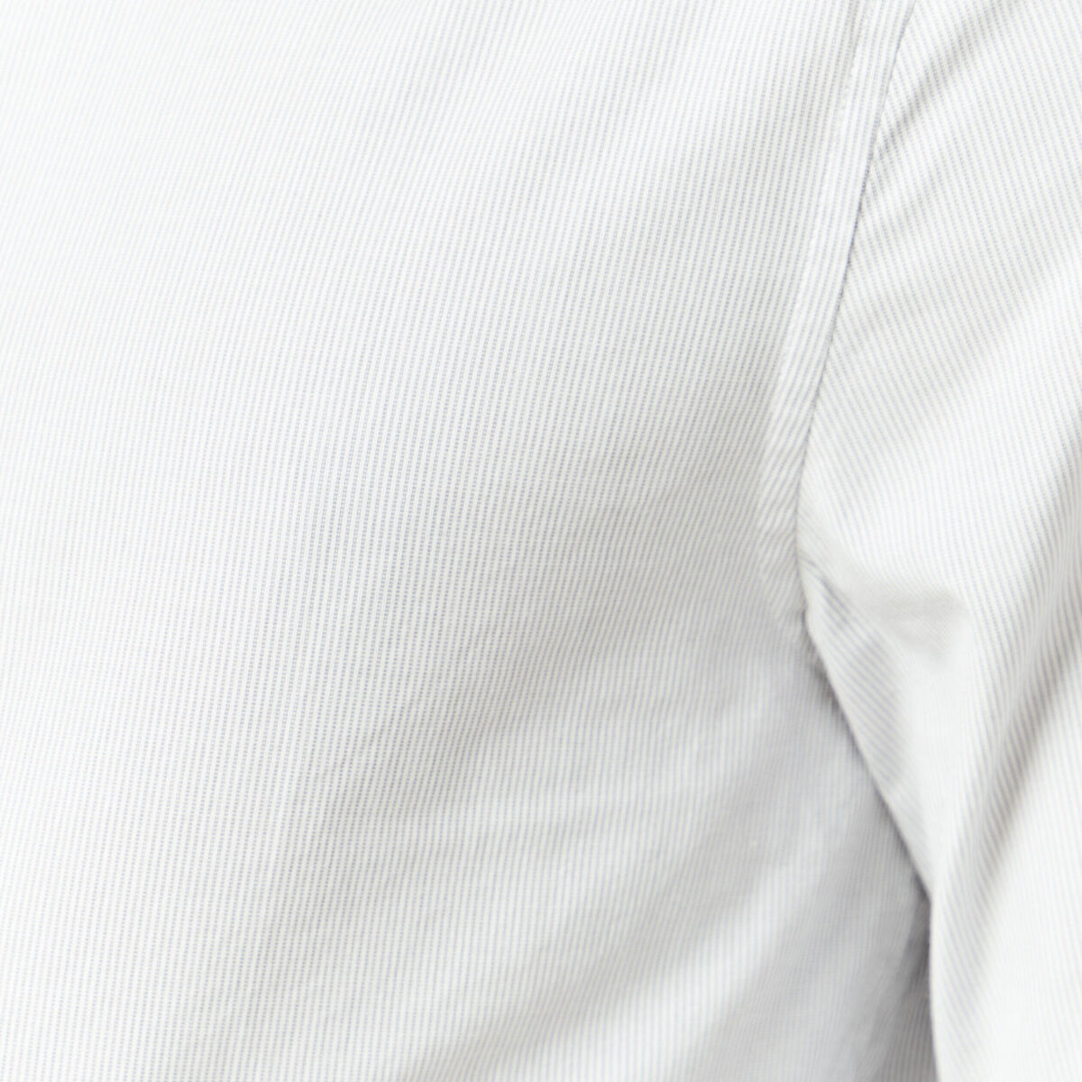 Chemise droite courte en coton gris fonc&eacute; homme