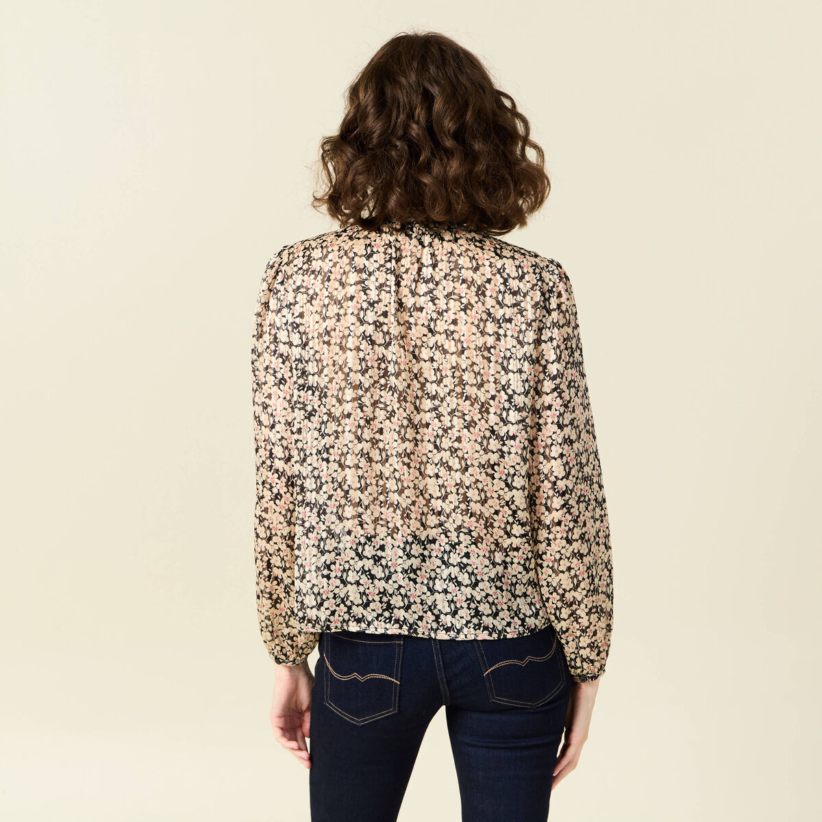 Chemise éco-responsable noir femme