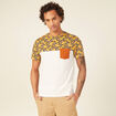 T-shirt manches courtes jaune homme