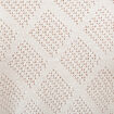 Pull ajour&eacute; droit court manches courtes ecru femme