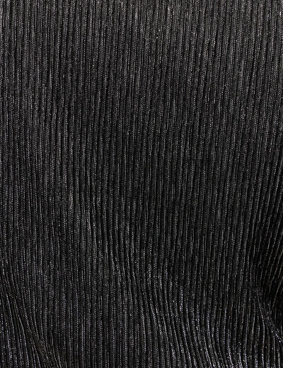 Robe manches longues doubl&eacute;e gris argent femme