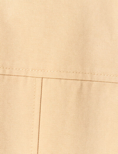 Manteau éco-responsable beige femme