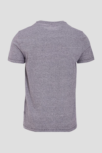 T-shirt éco-responsable bleu marine homme