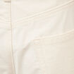 Pantalon coupe regular ecru femme