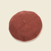Béret marron cognac femme
