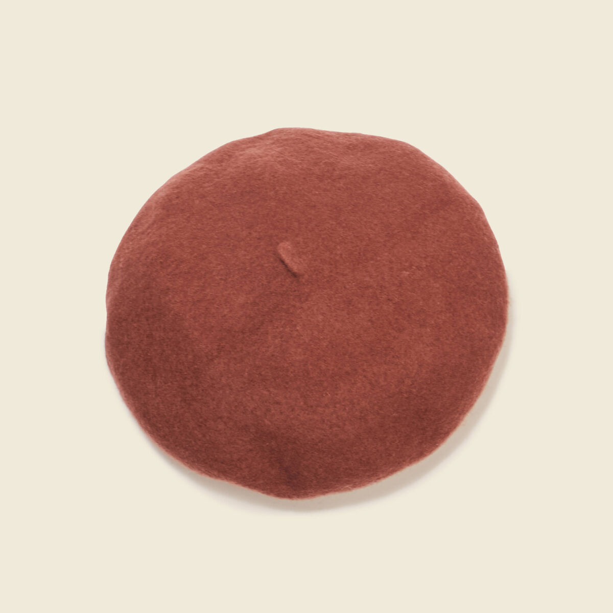 Béret marron cognac femme
