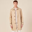 Trench éco-responsable beige homme