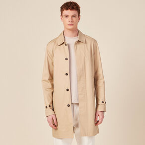 Trench éco-responsable beige homme