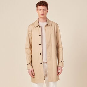 trench eco responsable beige homme Trench éco-responsable beige homme